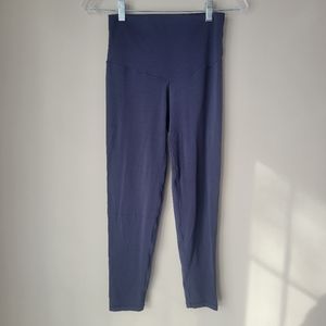 Aerie Real Me High Waisted Leggings 7/8 Blue Size Medium